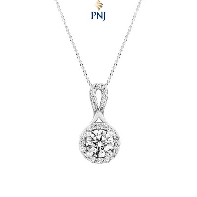 Mặt dây chuyền Bạc đính đá ECZ PNJSilver XMXMW000024