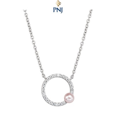 Dây cổ Bạc Ngọc trai nhân tạo PNJSilver NHXMK000005