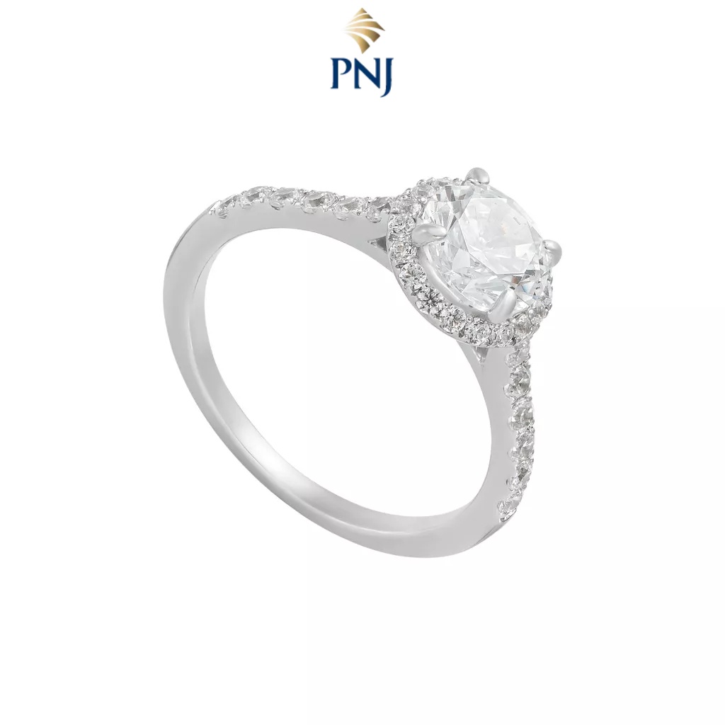 Nhẫn Bạc đính đá ECZ PNJSilver XMXMW060010
