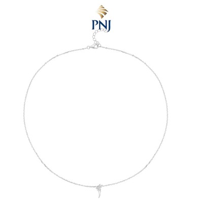 Dây cổ Bạc đính đá CZ Disney|PNJ XMXMW060109