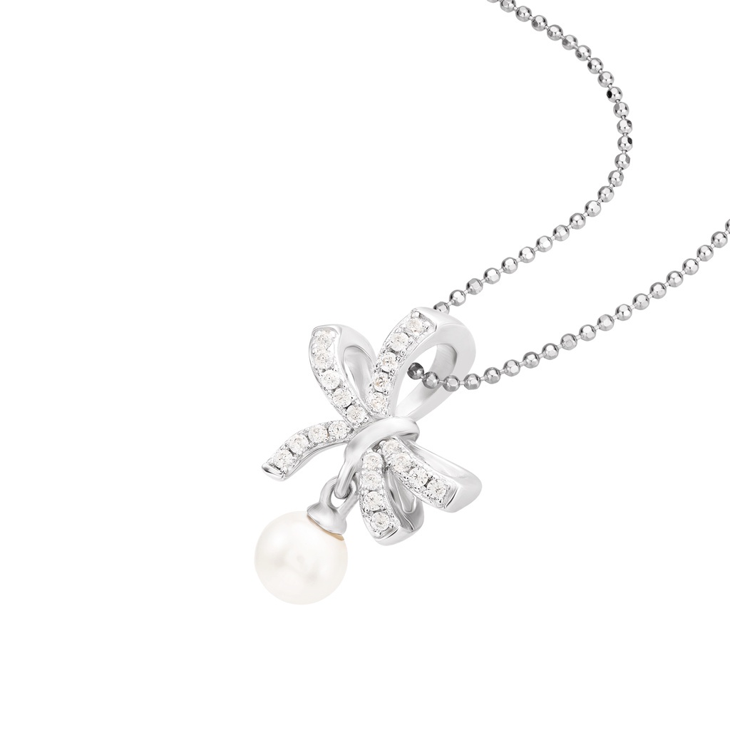 Mặt dây chuyền Bạc đính ngọc trai PNJSilver NHXMW060001