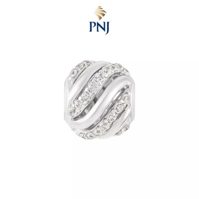 Hạt Charm Bạc đính đá CZ PNJSilver XM00W000019