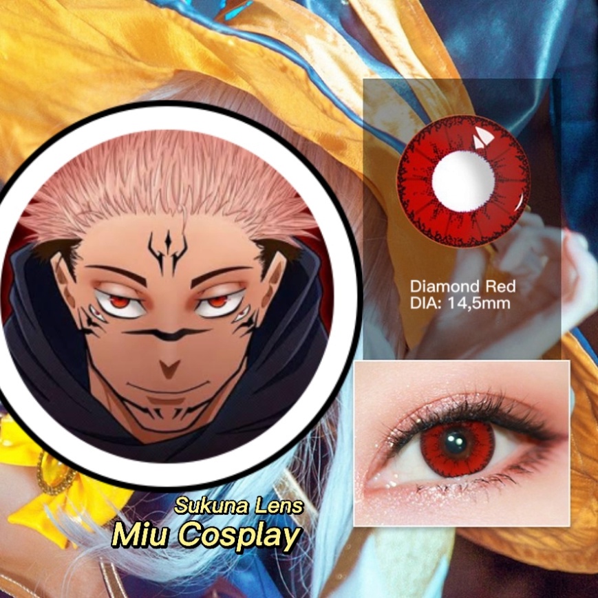 Nhiều mẫu - Lens cosplay Gojo Satoru/Nobara/Mahito/Sukuna/Toge - Jujutsu Kaisen: Chú thuật hồi chiến [Miu Cosplay