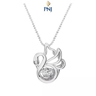 Mặt dây chuyền bạc đính đá cz pnjsilver xmxmw060032