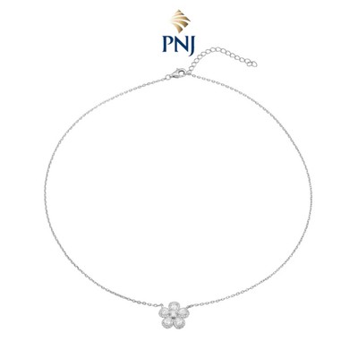 Dây cổ Bạc đính đá CZ PNJSilver XMXMW060097