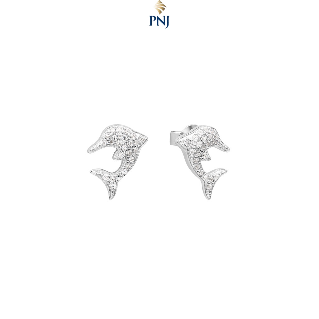 Bông tai Bạc đính đá CZ PNJSilver XM00W060005