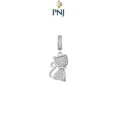 Hạt Charm Bạc Đính Đá CZ PNJSilver XMXMW060199