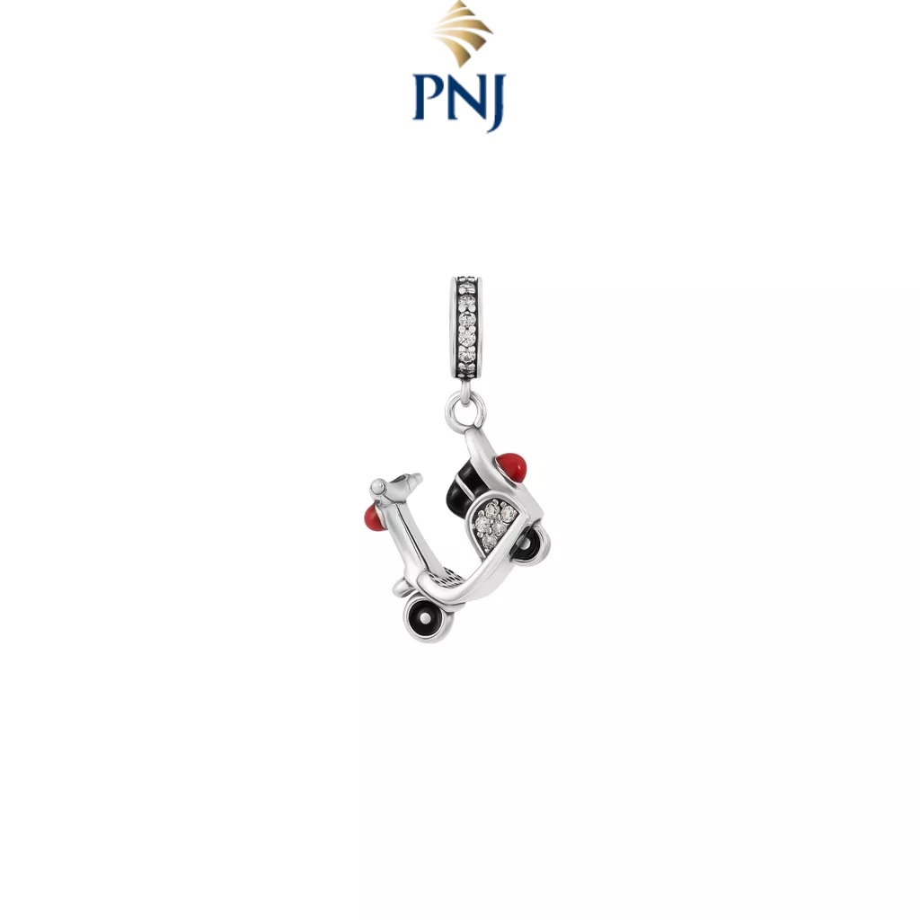 Hạt Charm Bạc Đính Đá CZ PNJSilver XMXMK060121