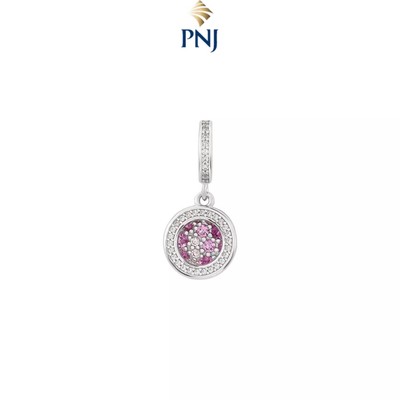 Hạt Charm Bạc Đính Đá CZ PNJSilver XMXMW060224