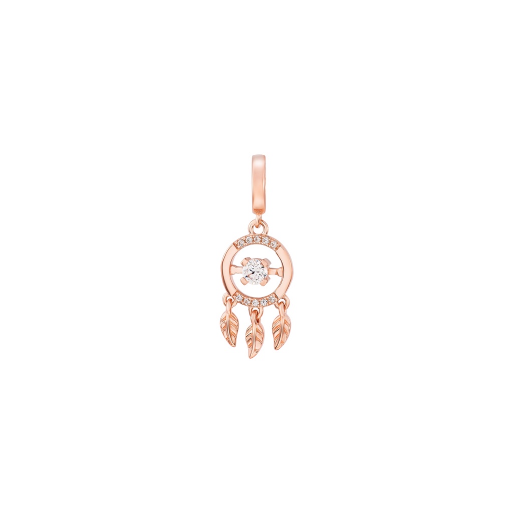 Hạt Charm Bạc đính đá ECZ PNJSilver dream catcher