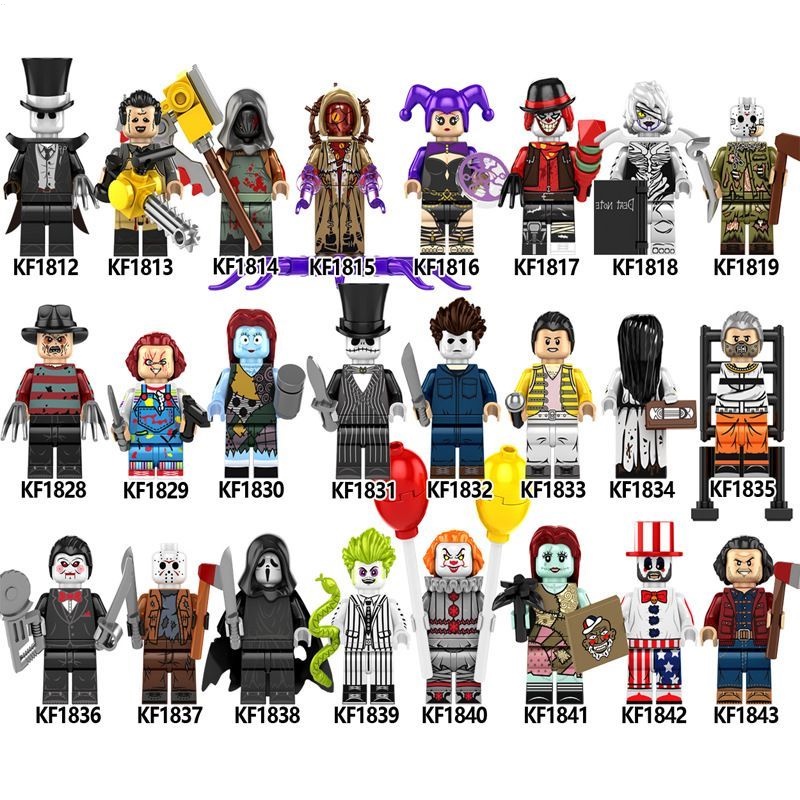 Đồ Chơi lego Lắp Ráp Thần Chết Thần Chết Màu Vàng Kinh Dị Nhân Dịp halloween