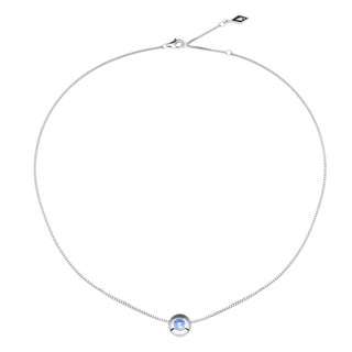 Dây cổ Bạc đính đá Sythentic PNJSilver ZT00W000007