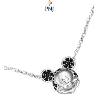 Dây cổ bạc đính đá disney|pnj mickey ztztw000002