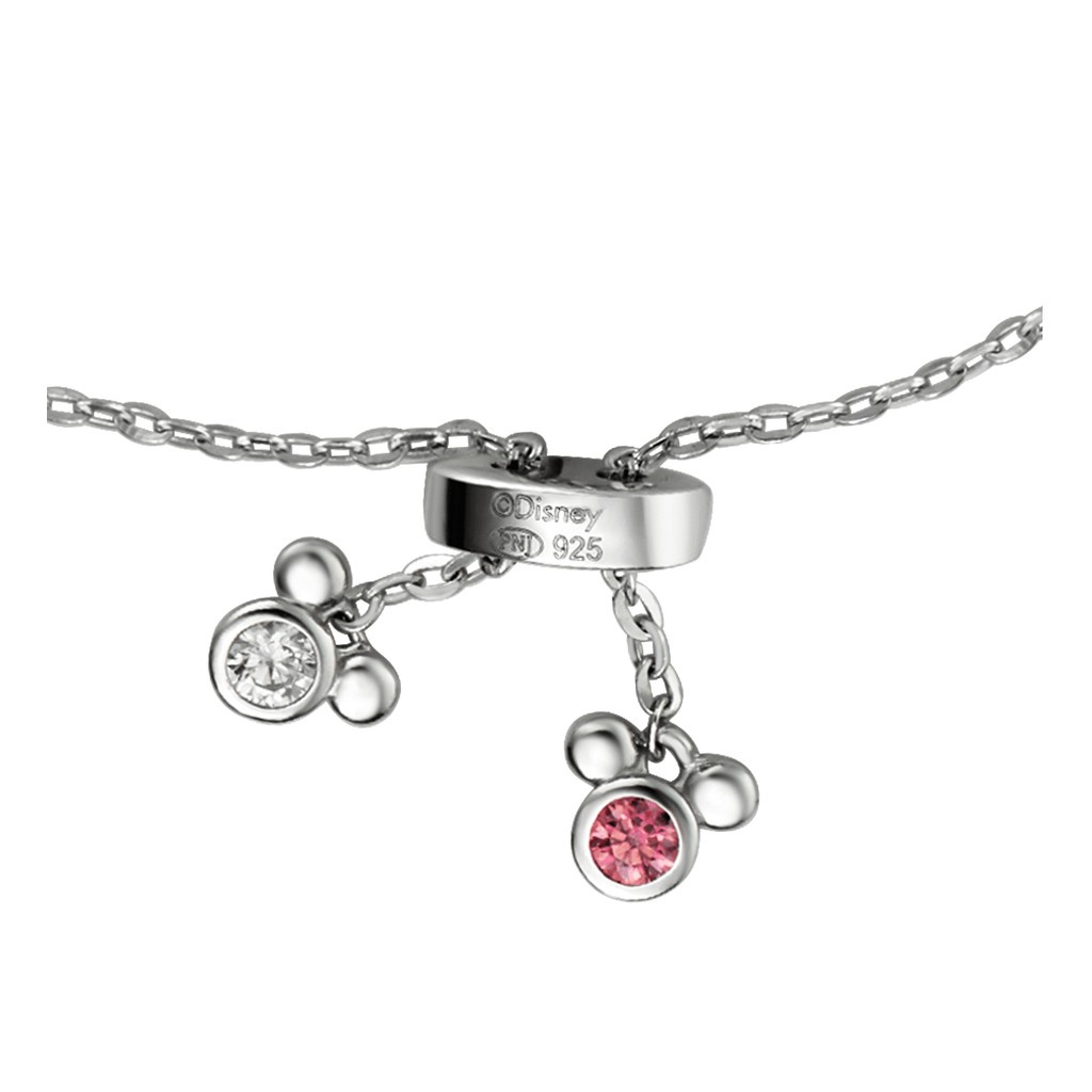 Lắc tay bạc đính đá Disney|PNJ Mickey ZTXMW000005