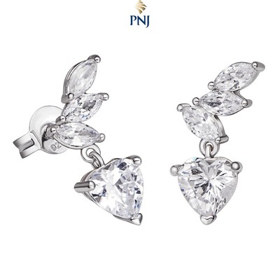 Bông tai Bạc đính đá CZ PNJSilver XMXMK000183