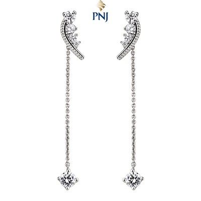 Bông tai Bạc đính đá CZ PNJSilver XMXMK000209
