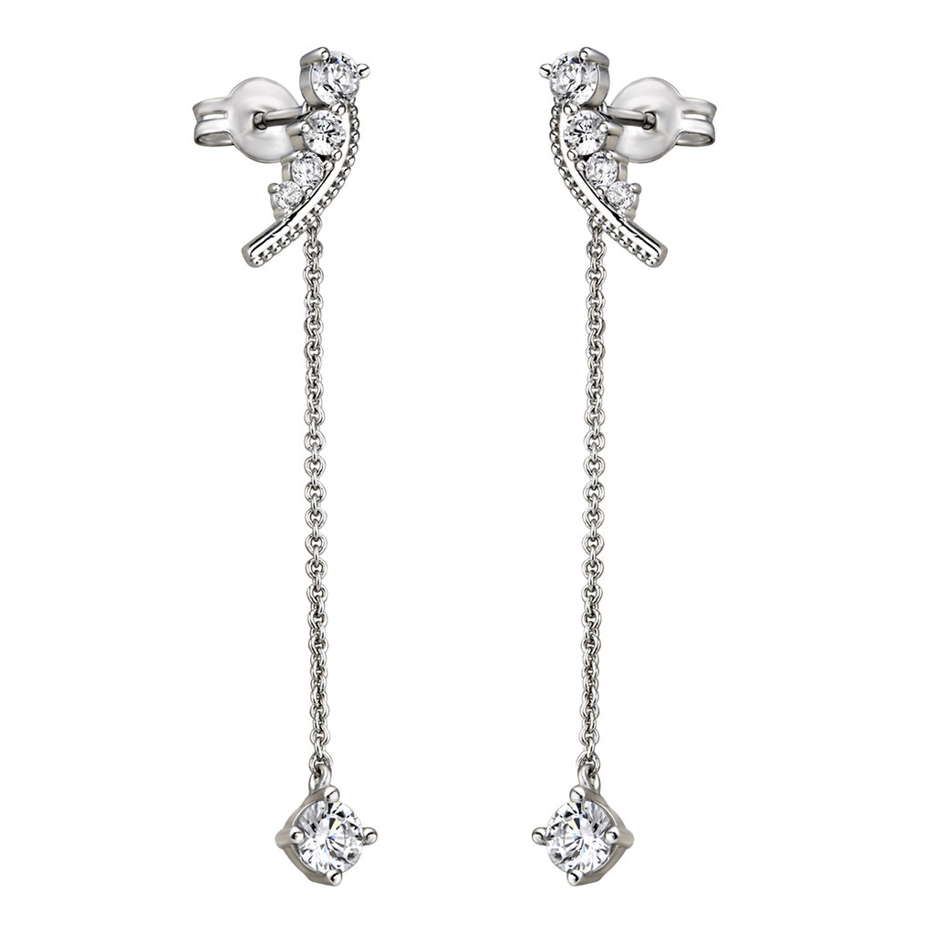 Bông tai Bạc đính đá CZ PNJSilver XMXMK000209