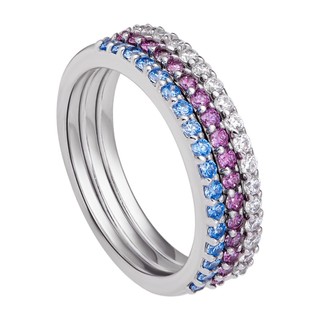 Nhẫn Bạc đính đá ECZ PNJSilver XMZTW000003