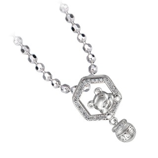 Mặt dây chuyền Bạc đính đá ECZ PNJSilver XMXMW000004