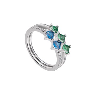 Nhẫn Bạc đính đá Sythentic PNJSilver ZTXMK000100