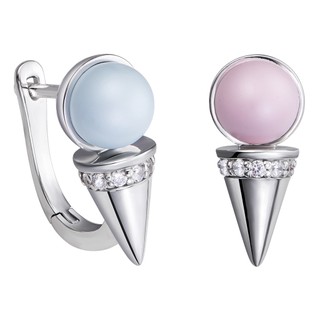 Bông tai Bạc Ngọc trai nhân tạo PNJSilver NHXMW000001