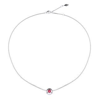 Dây cổ Bạc đính đá Sythentic PNJSilver ZT00W000008