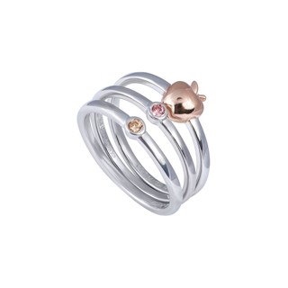 Nhẫn Bạc đính đá Sythentic PNJSilver ZTZTH000003
