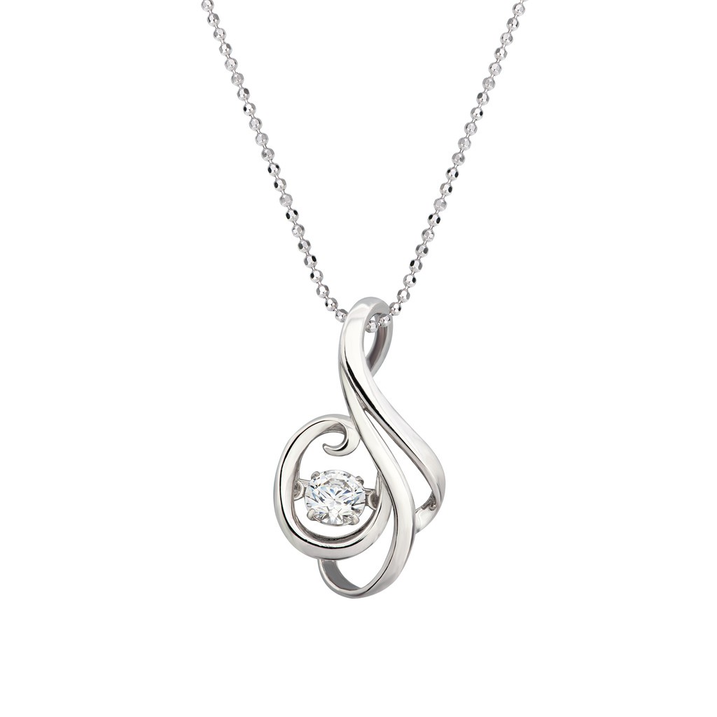 Mặt dây chuyền Bạc đính đá ECZ PNJSilver XM00W060001