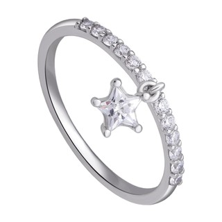 Nhẫn Bạc đính đá ECZ PNJSilver XMXMW000010