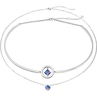 Dây cổ Bạc đính đá Sythentic Style By PNJ ZT00W000005