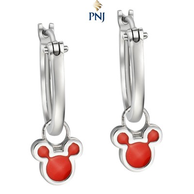 Bông tai trẻ em Bạc Disney|PNJ 0000W000001