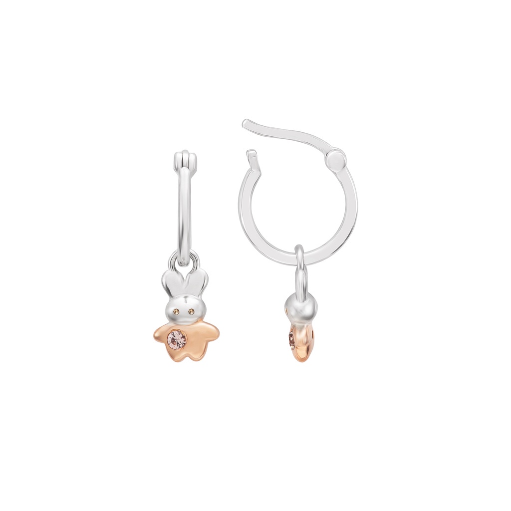 Bông tai trẻ em Bạc đính đá ECZ PNJSilver XM00H000020