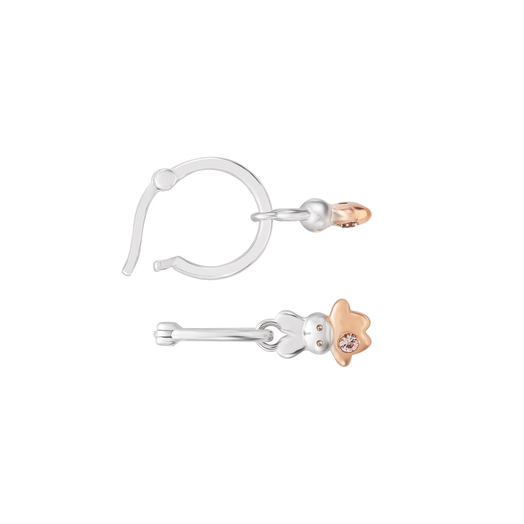 Bông tai trẻ em Bạc đính đá ECZ PNJSilver XM00H000020