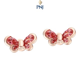 Bông tai Bạc đính đá Sythentic PNJSilver ZTZTX000001