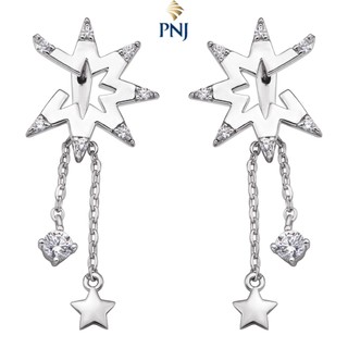 Bông tai Bạc đính đá ECZ PNJSilver XMXMW000011