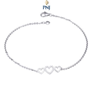 Lắc chân Bạc đính đá CZ PNJSilver XM00K000021