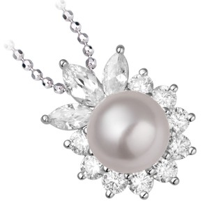 Mặt dây chuyền Bạc Ngọc trai nhân tạo PNJSilver NHXMK000004
