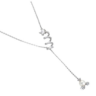 Dây cổ Bạc Ngọc trai nhân tạo PNJSilver NHXMW000007