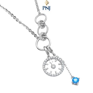 Dây cổ Bạc đính đá Sythentic PNJSilver ZTXMW000003