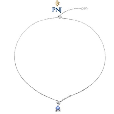 Dây cổ Bạc đính đá Sythentic PNJSilver ZTXMW000004