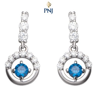 Bông tai Bạc đính đá Sythentic PNJSilver ZTXMK000004