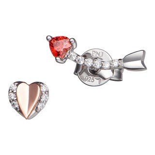 Bông tai Bạc đính đá Sythentic PNJSilver ZTXMH000001