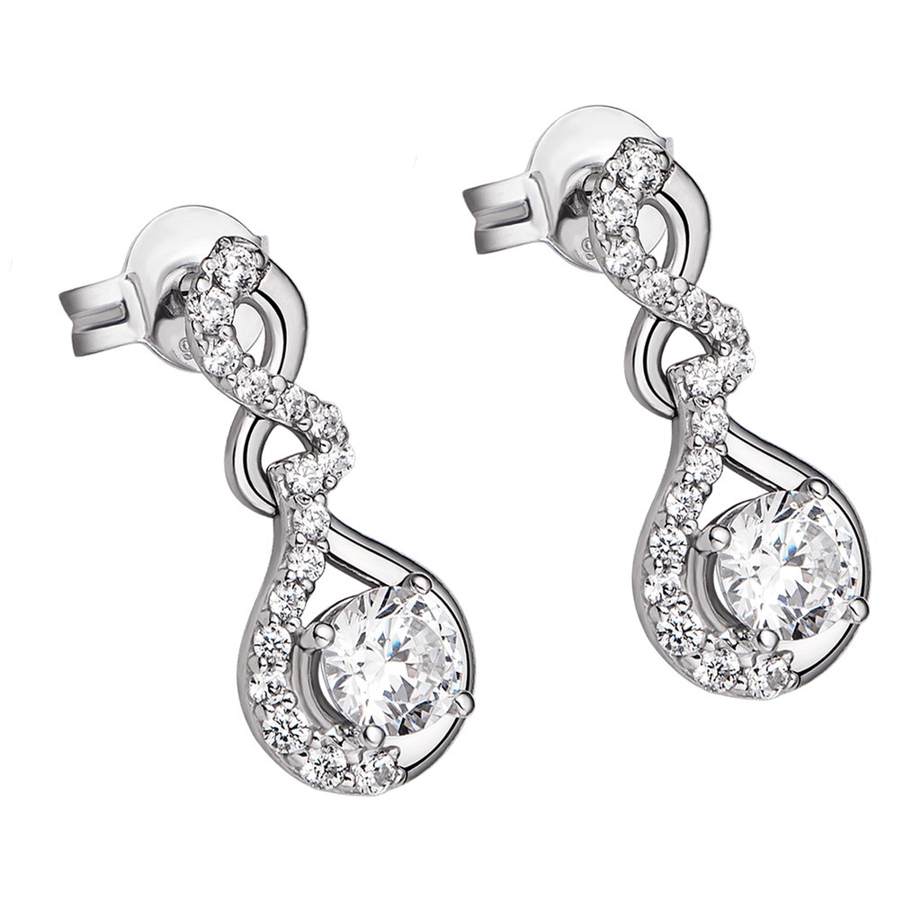 Bông tai Bạc đính đá CZ PNJSilver XMXMK000185