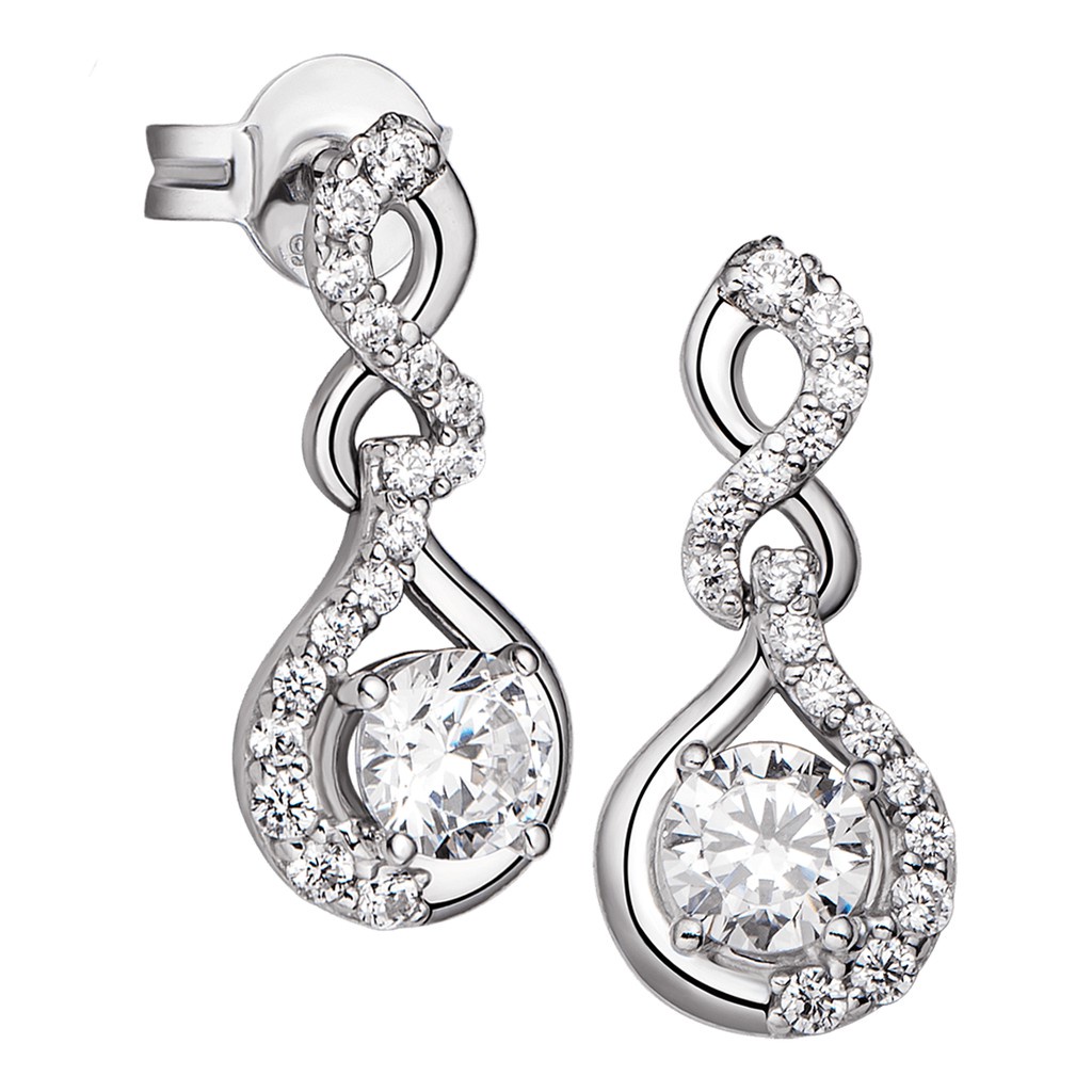 Bông tai Bạc đính đá CZ PNJSilver XMXMK000185