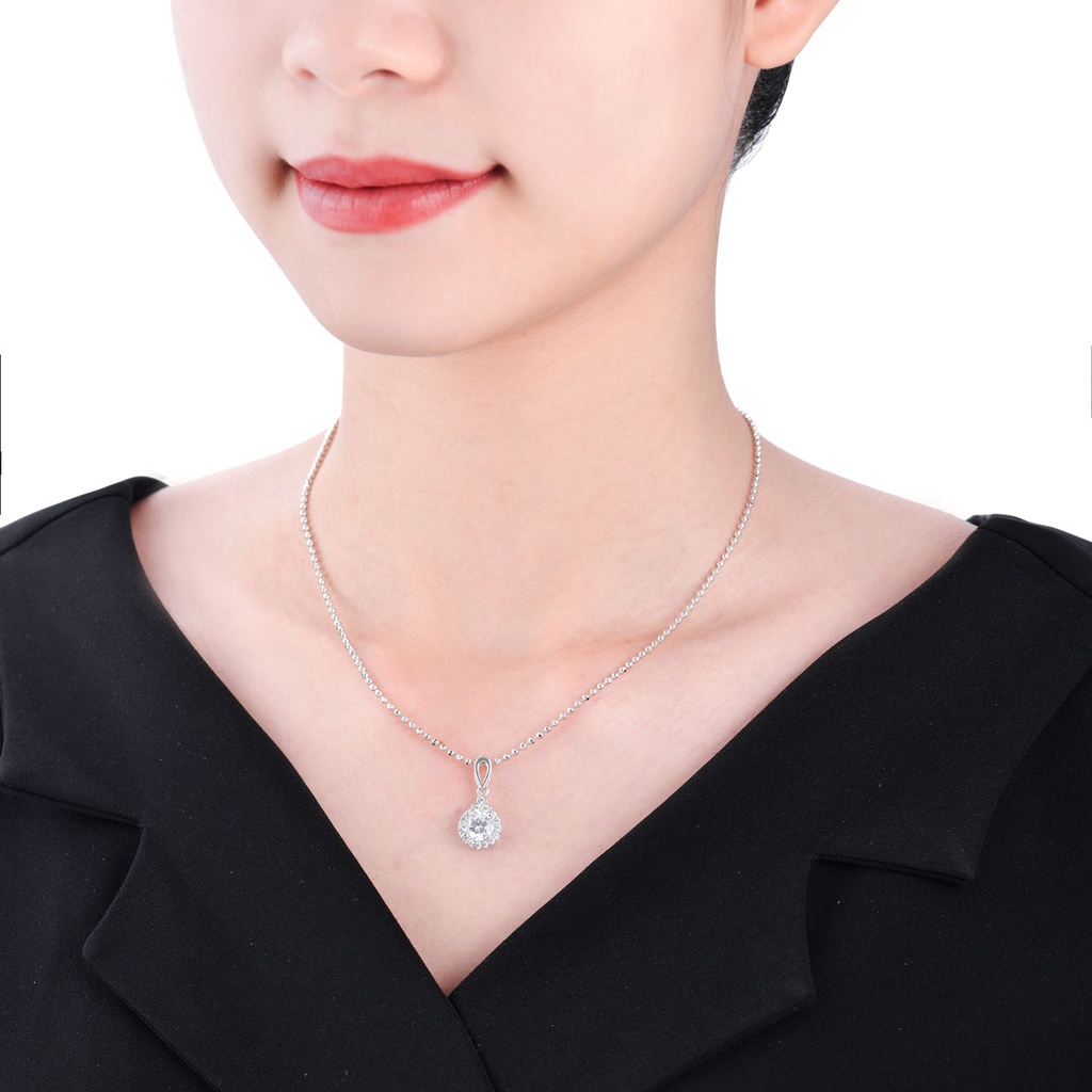 Mặt dây chuyền Bạc đính đá CZ PNJSilver XMXMK000186