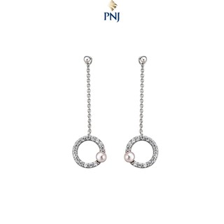 Bông tai Bạc Ngọc trai nhân tạo PNJSilver NHXMK000014
