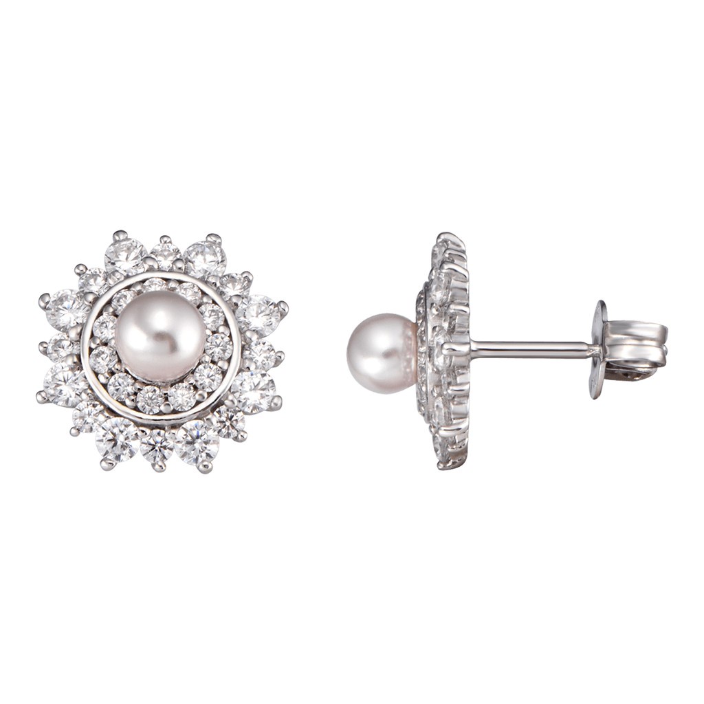 Bông tai Bạc Ngọc trai nhân tạo PNJSilver NHXMK000008