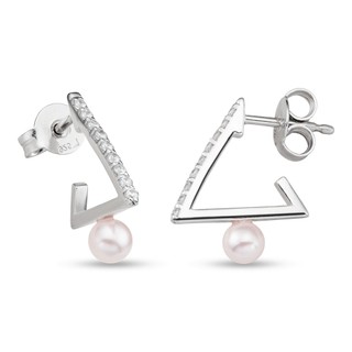 Bông tai Bạc Ngọc trai nhân tạo PNJSilver NHXMK000009