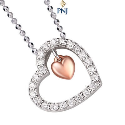 Mặt dây chuyền Bạc đính đá CZ PNJSilver XM00H000007