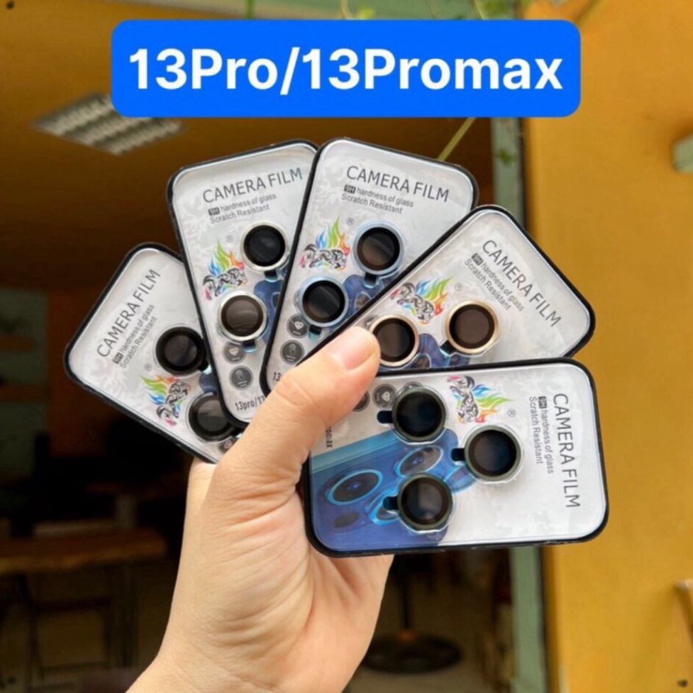 Mắt camera iphone 15 15+ 13 pro max 14 promax 12 pro max 12 14 plus 13 mini titan đính đá bảo vệ chống trầy xước